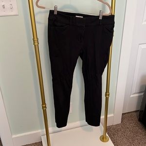 Loft outlet curves skinny ankle size 6 in black